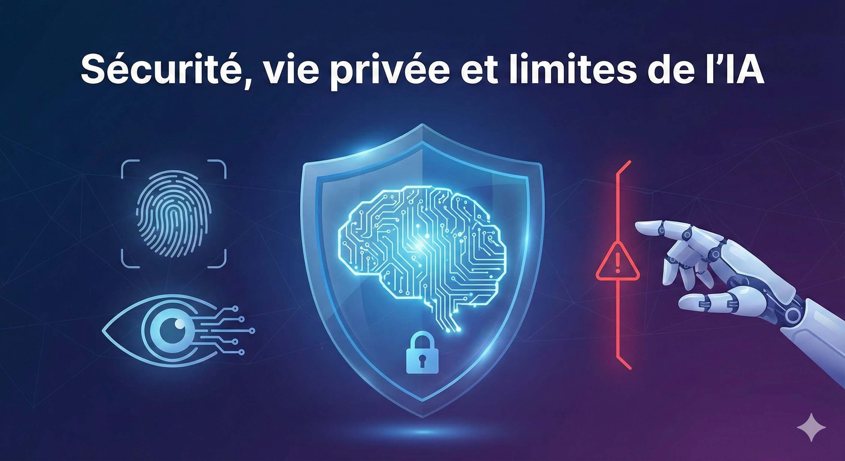 Sécurité, vie privée et limites de l’IA
