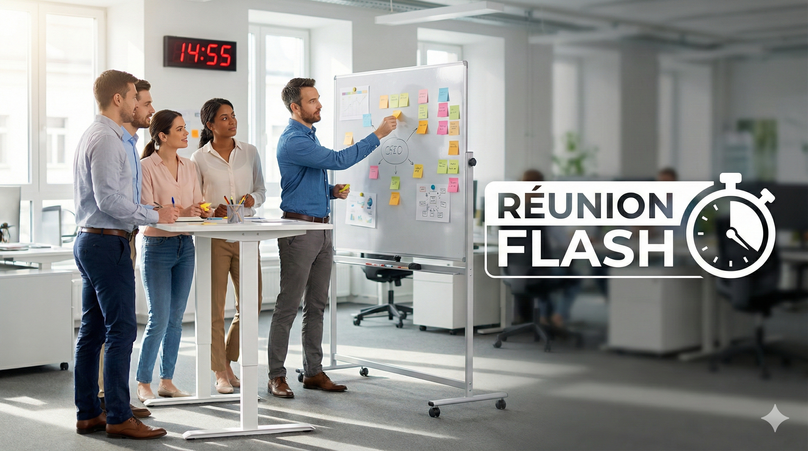 Atelier Efficacité : La Réunion Flash & Stand-up Meeting