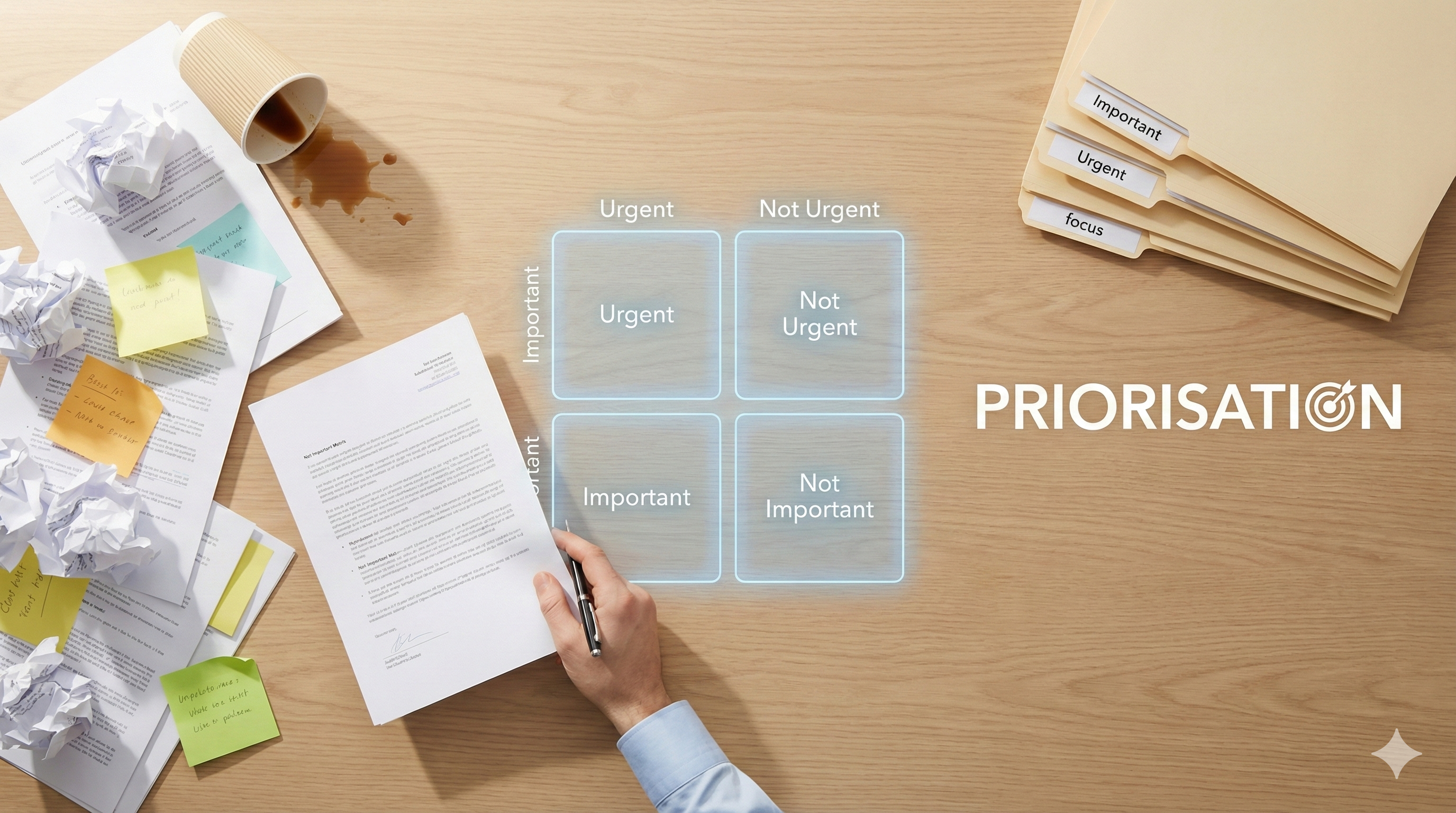 Atelier Efficacité : Priorisation & Gestion du Temps (Eisenhower / Pareto)